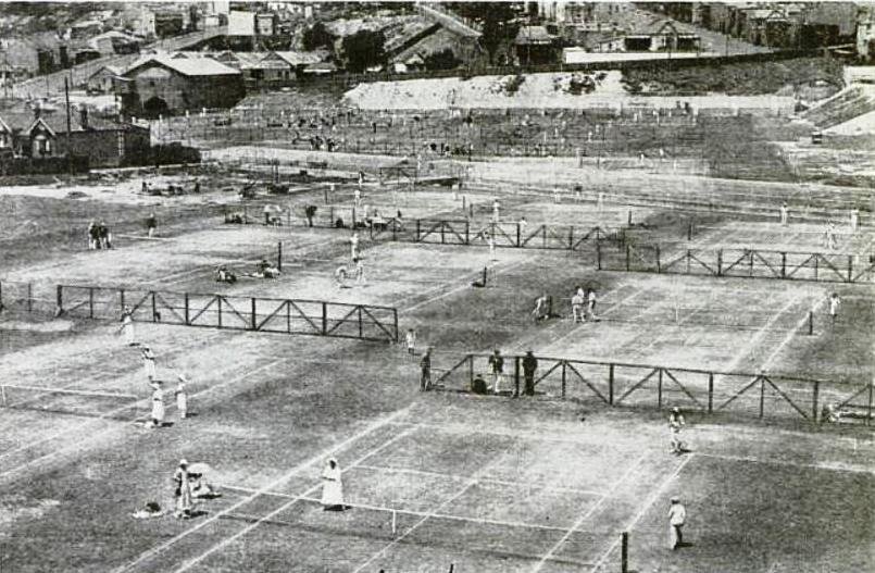 Tennis History | White City, Rushcutters Bay — the last major to admit women did it on a ground six weeks old, December 1922