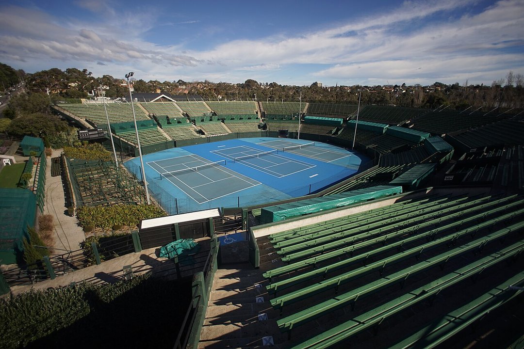 Tennis History | Kooyong Stadium, Melbourne — a major with no fixed address for 67 years, January 1987 — photo 2