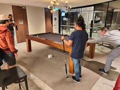 Inviting my co-workers to enj…