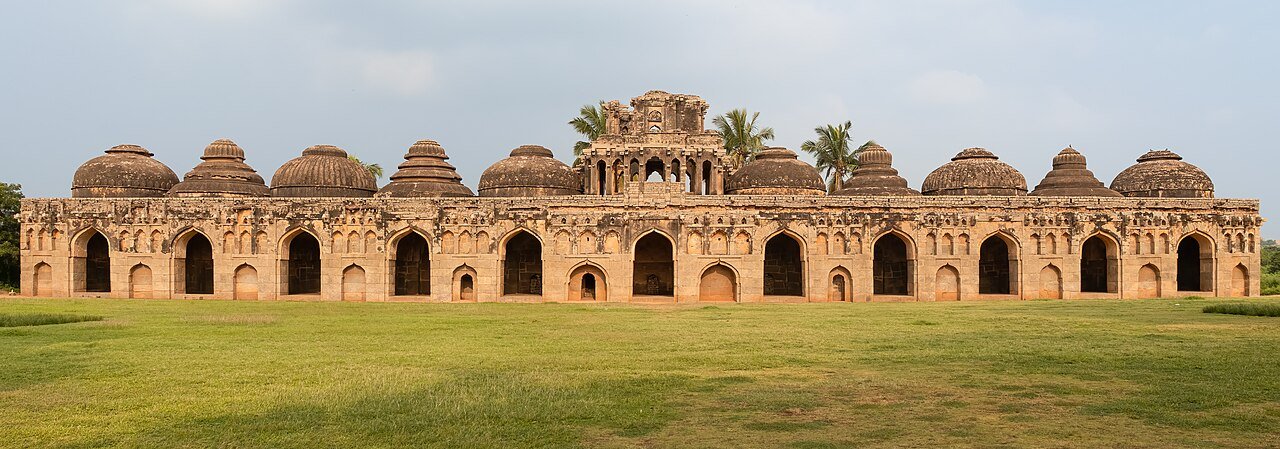 Dynastic History|Elephant Stables, Hampi — Eleven Domes, and What the Listing Called Them