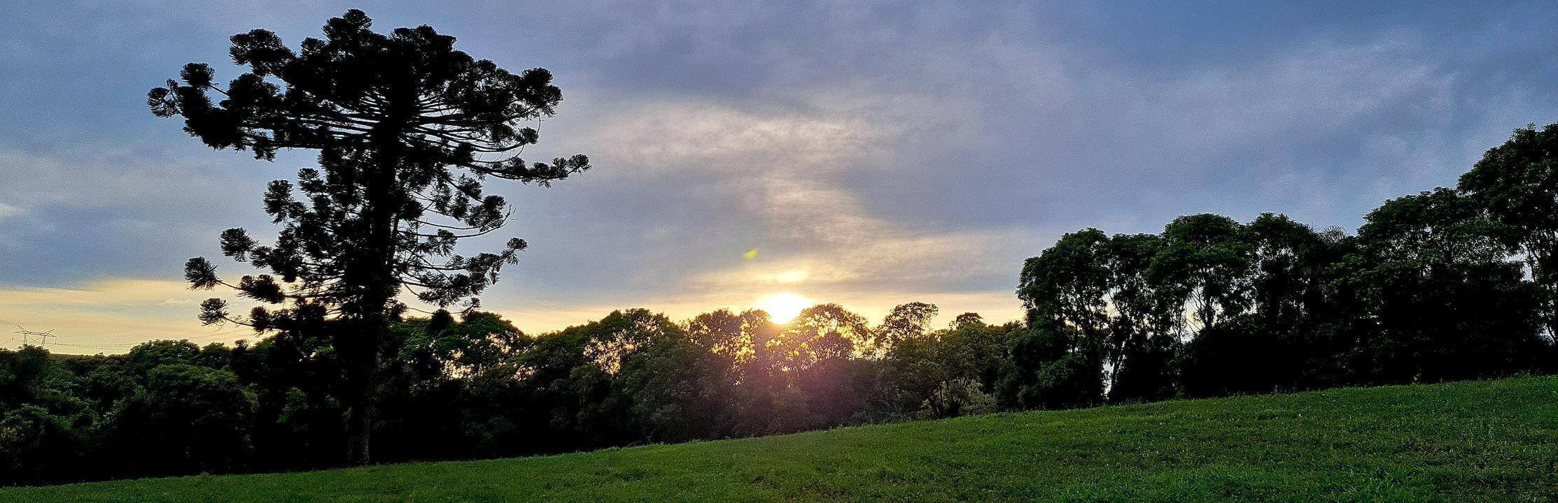 Christmas morning sunrise in Southern Brazil.