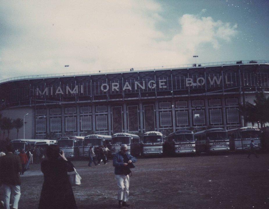 NFL History | Miami Orange Bowl Site — Four Months Later, Three Clubs Changed Conference