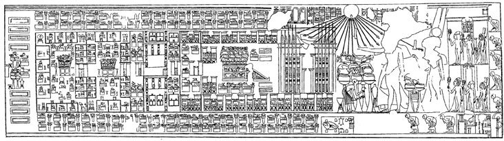 Dynastic History | The Great Aten Temple, Amarna — More Than a Hundred and Fifty Offering Tables