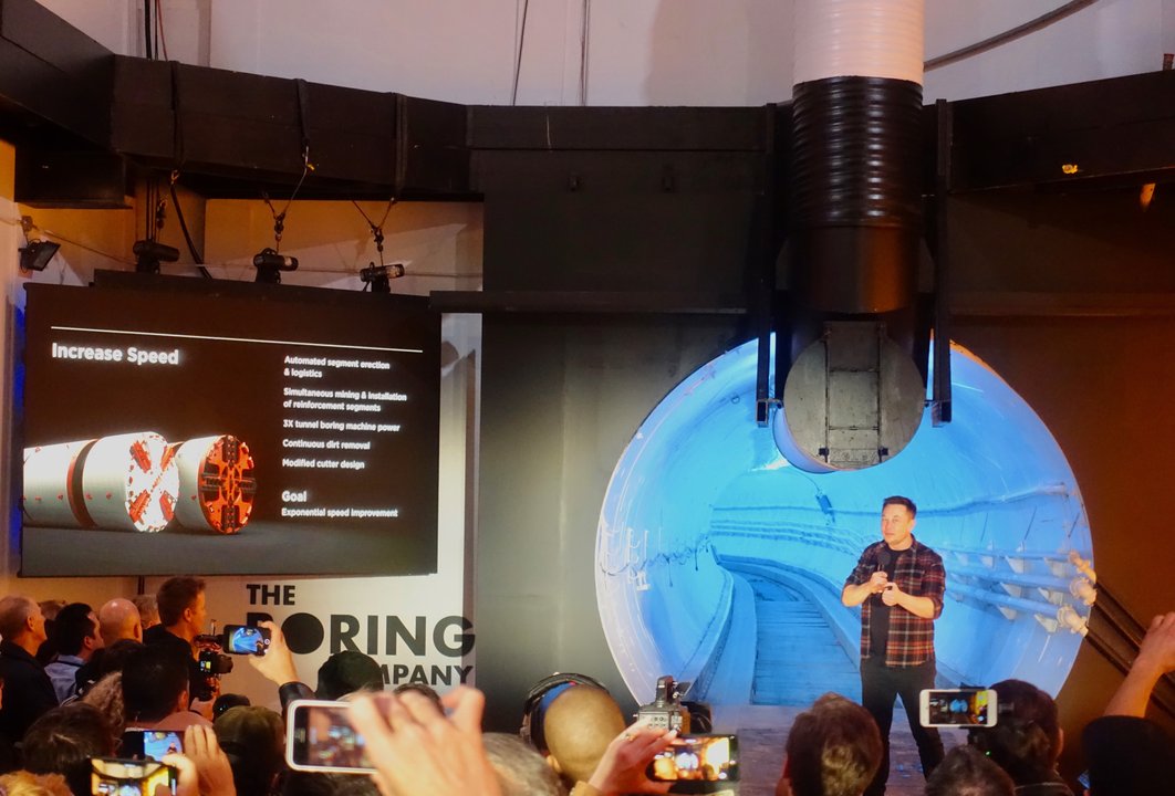 Elon Musk Opened His First Boring Company Tunnel Here