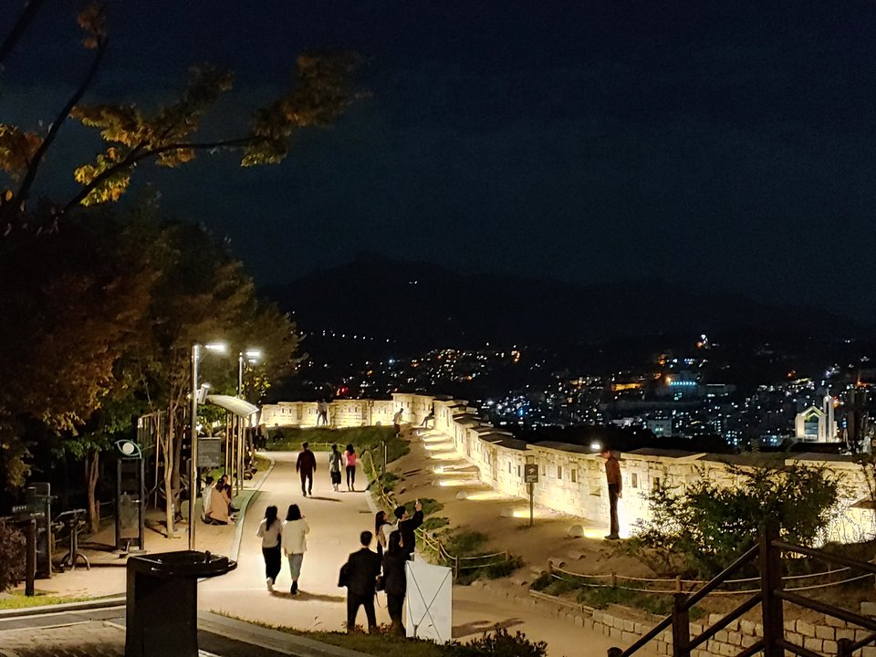 Because This Is My First Life|Naksan Park — The Night View from a Scooter Seat