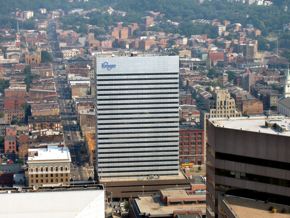 Retail History | Kroger — The Tower at 1014 Vine After Pearl Street Vanished