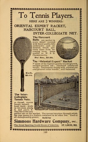 Tennis History | A. J. Reach …