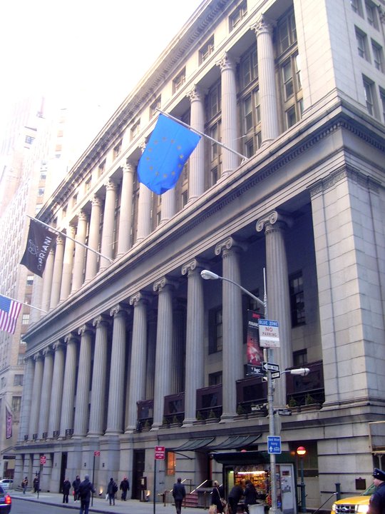 Finance History | Citibank — The Double Colonnade at 55 Wall Street