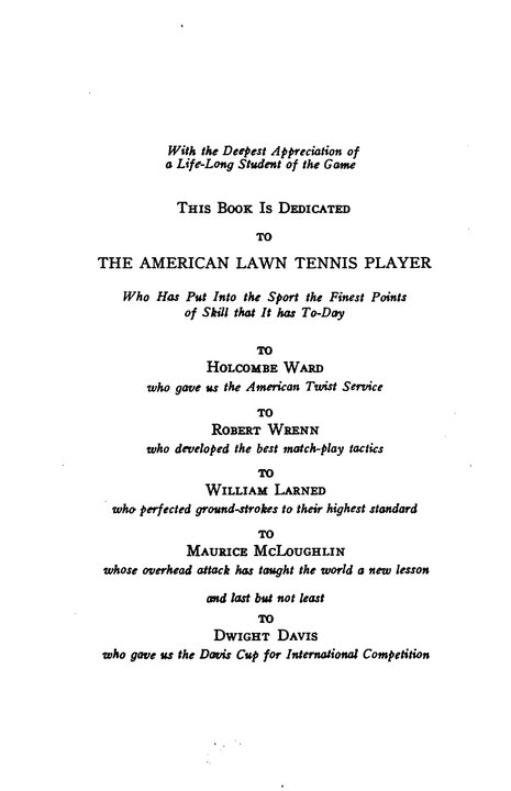 Biography | Holcombe Ward — a 1915 book thanked him for a service that took the country's name, and Dwight Davis for a cup that took his own, Newport, 1904