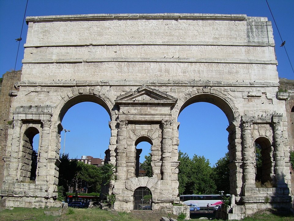 All the Money in the World|Piazza di Porta Maggiore — Where the Van Pulls Up