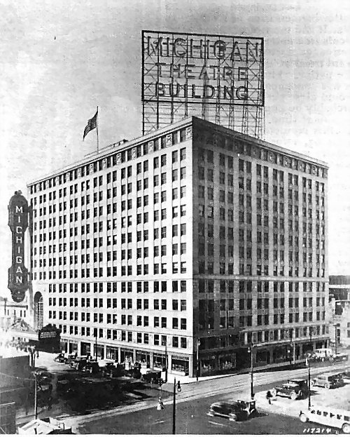 8 Mile|Michigan Theatre Parking Garage — verses traded under a ruined movie palace — photo 2