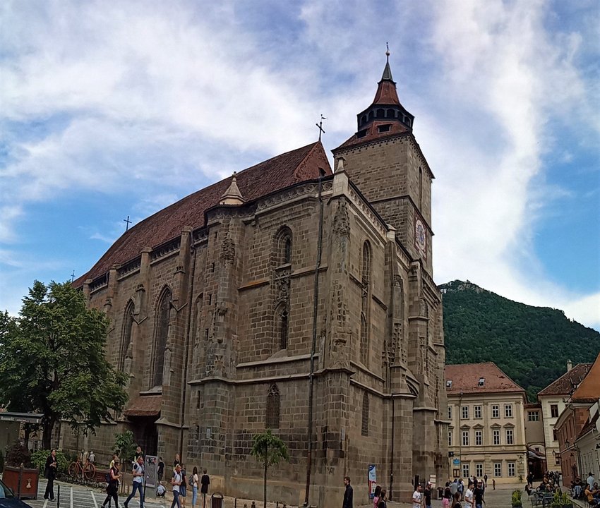 Fate/strange Fake | Black Church, Brașov — A Gothic Shadow Beyond Snowfield
