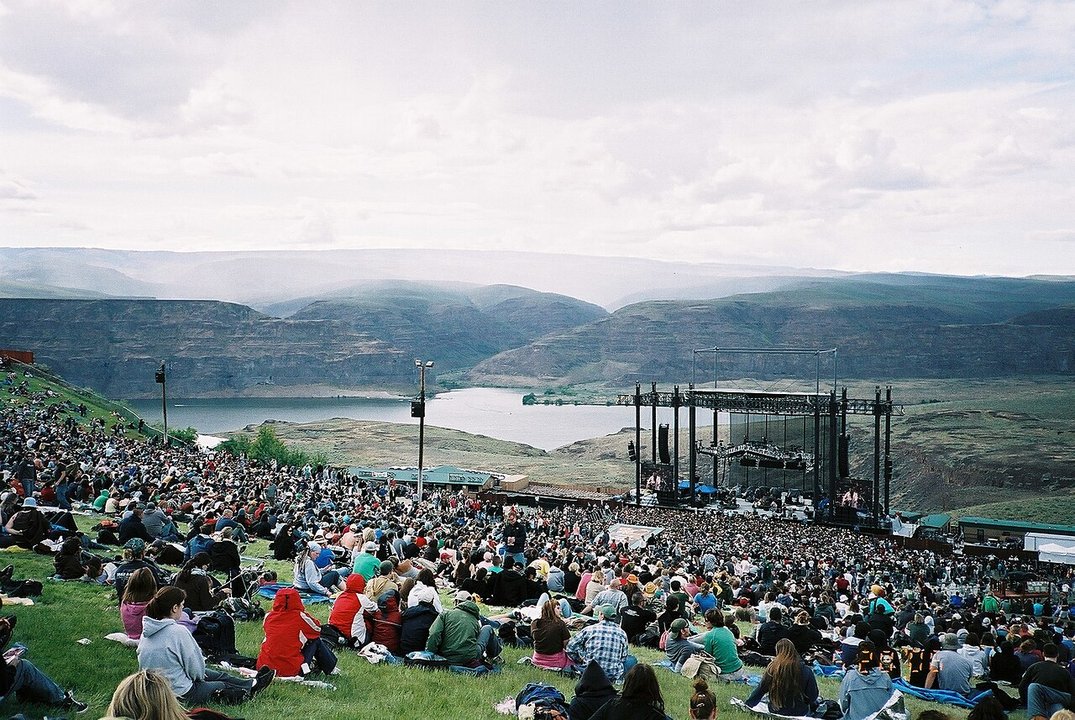 21 & Over | The Gorge Amphitheatre — Three months later, above the Columbia