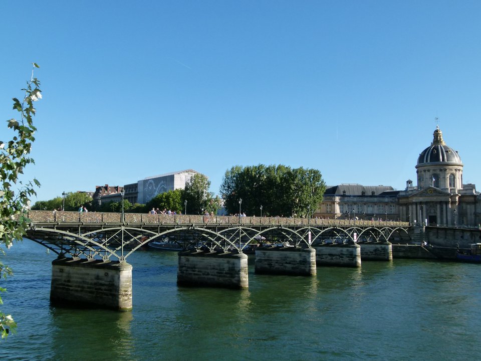 Lupin | Pont des Arts — The Book Passed Forward