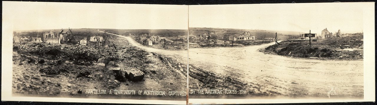 Military History | 315th Infantry Memorial Building, Nantillois — Given to the Village as a Recreation Center — photo 2