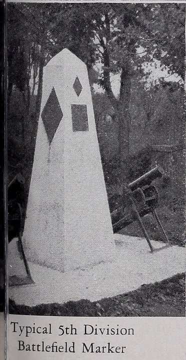 Military History | 5th Division Marker, Cunel — At Point 10.0-84.6
