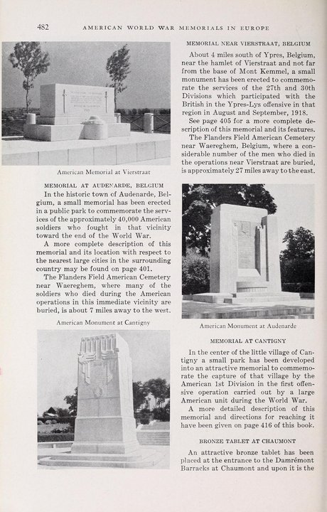 Military History | 1st Division Monument, Cantigny — Surmounted by a Carved Eagle of Stone — photo 2
