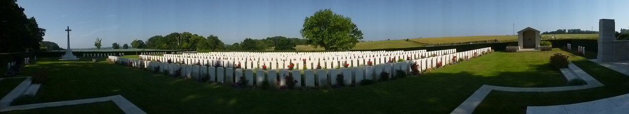 Military History | Dieppe Canadian War Cemetery — The Stones Stand Back to Back — photo 2