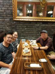 Gurney Plaza with Cousin Nels…