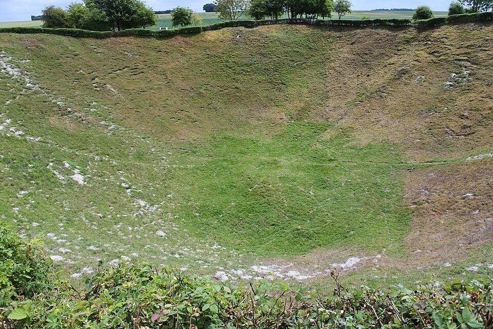 Military History | Lochnagar Crater — The Hole Left at 07:28