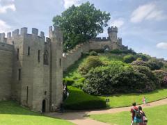 Warwick Castle with family 